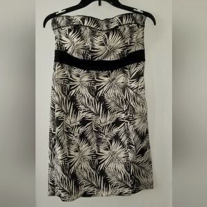 Black & White Jungle Print Mini Dress H&M